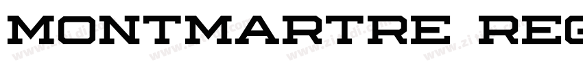 Montmartre Regular字体转换